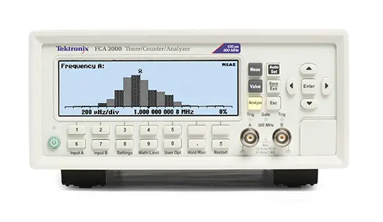 Tektronix Timer/Counter/Analyzer, 300MHz/3GHz, 100 ps, Std Timebase