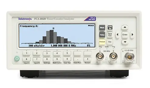 Tektronix Timer/Counter/Analyzer, 300MHz/20GHz, 100 ps, Std Timebase