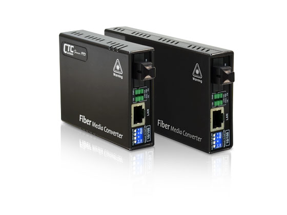 CTC Union 10/100Base-TX - 100Base-FX Mediamuunnin,SC-liitin, 15km