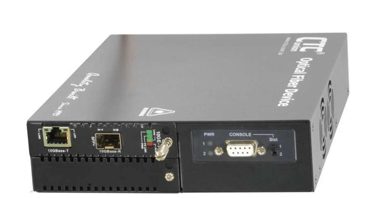 CTC Union 10G Ethernet Media Converter 10G Base-Tto 10G Base-R SFP+