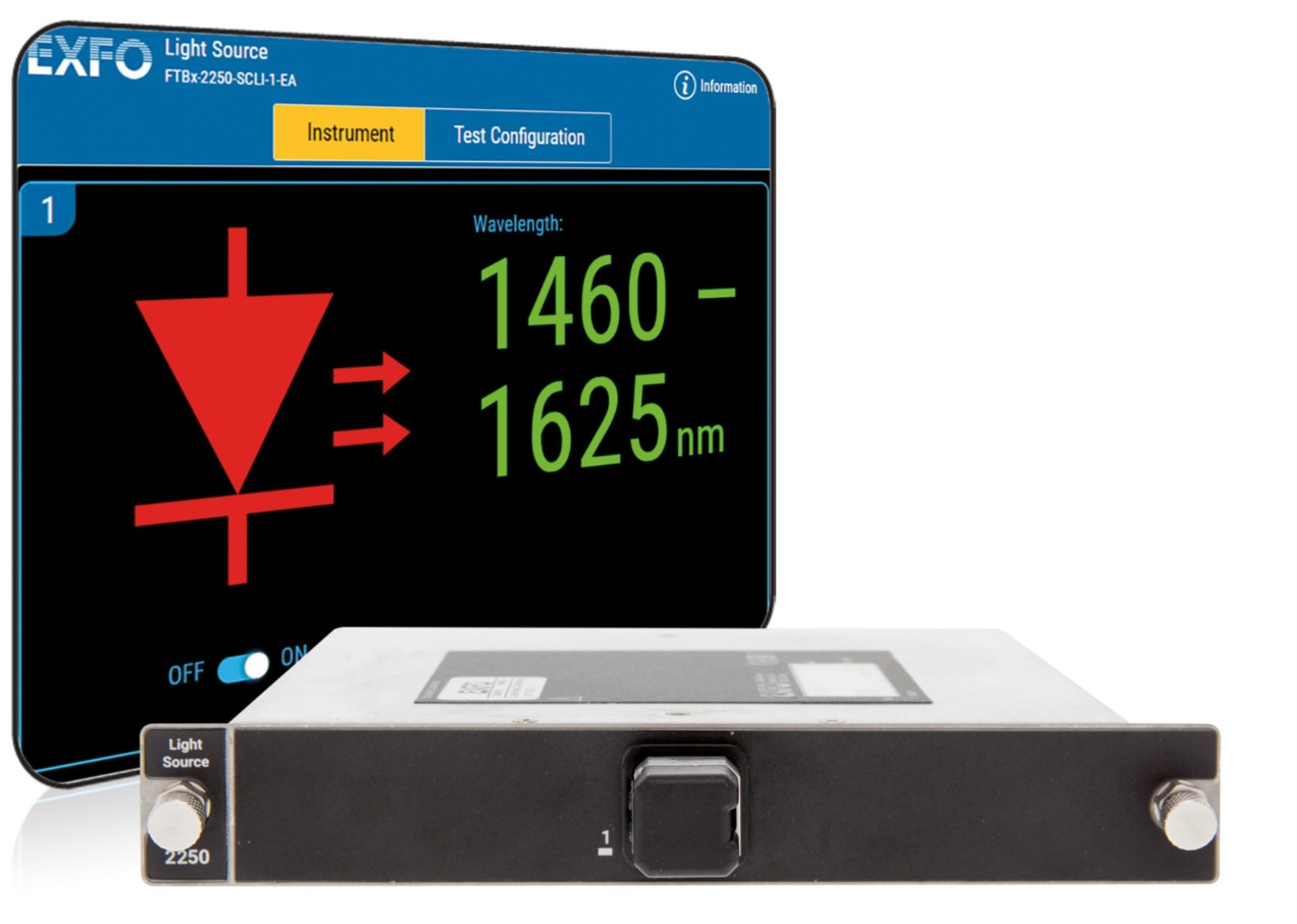 EXFO Dual output, 1310/1550nmLight Source module