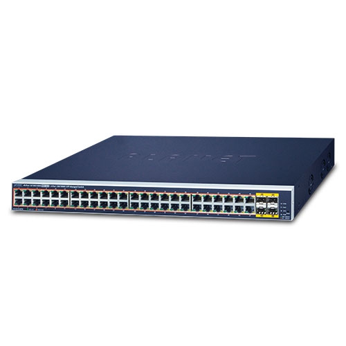 PLANET 48xGiga (48x PoE+) + 4x100/1000 SFP 440W