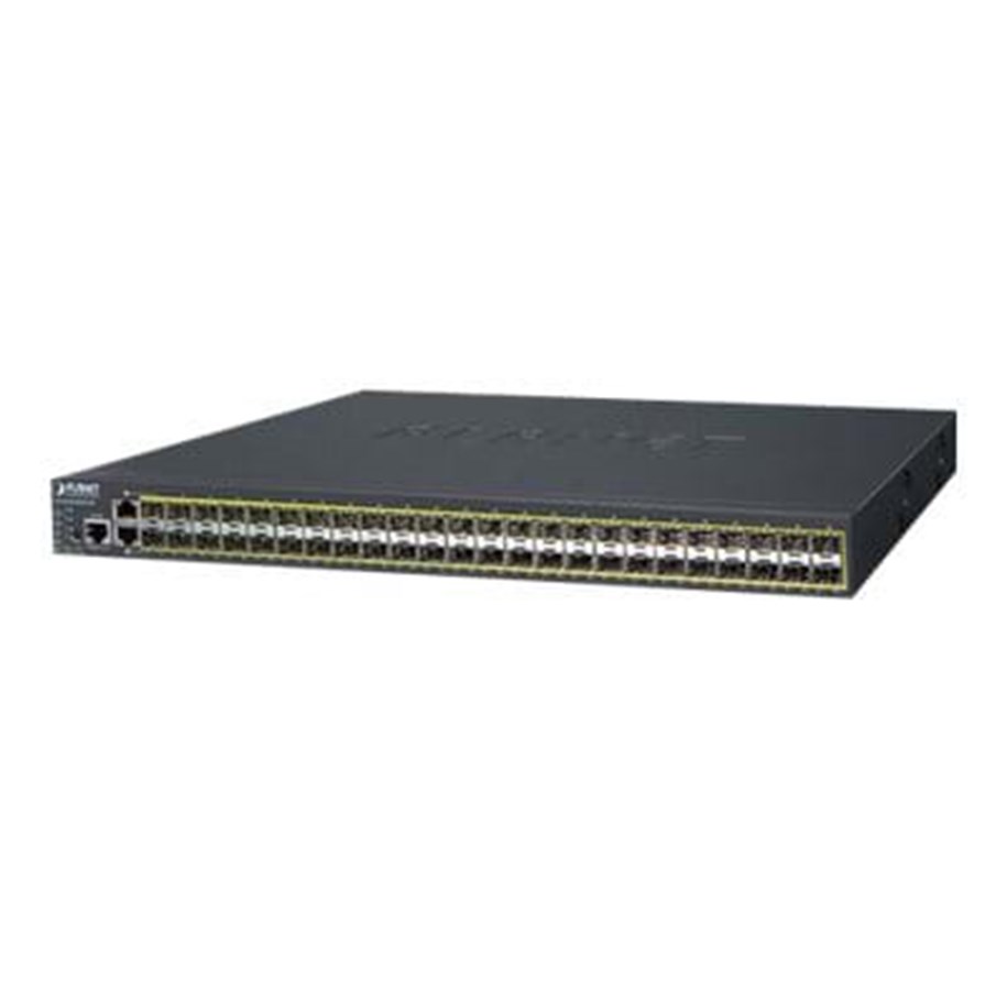 PLANET L2+ 46-Port 100/1000Base-X SFP +2-Port Gbit TP/SFP +4-Port 10G SFP+ Manag.Switch