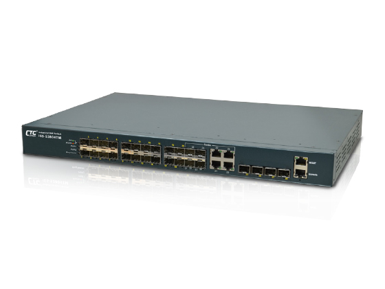 CTC Union 28x 100/1000Base–X SFP with 4x GbE ComboManaged Switch (Rack)