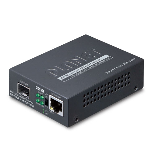 PLANET Planet PoE 10/100/1000Base-Tto SFP converter