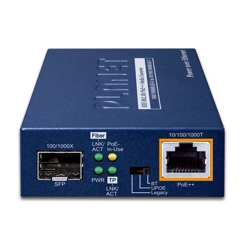 PLANET Planet PoE 95W 10/100/1000Base-T to SFP converter