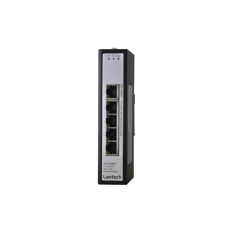 BCC Solutions Lantech 5 10/100TX Slim Type Industrial Switch