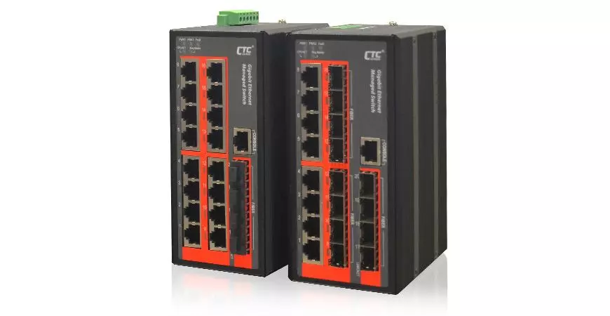 CTC Union 16x 10/100/1000Base-T+ 4x 100/1000Base-X SFP
