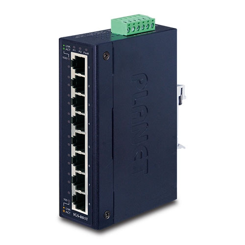 PLANET Planet 8-Port 10/100/1000T Industrial Gigabit Ethernet Switch