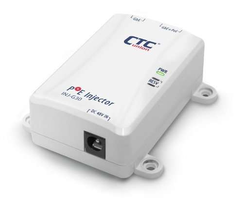 CTC Union CTC Union Gigabit Ethernet IEEE 802.3af/at PoE Injector (15/30/36W)