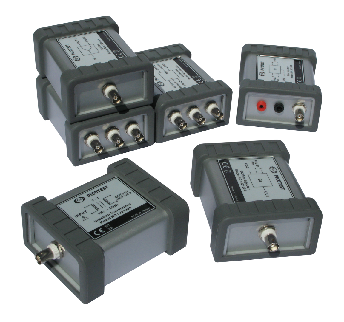 Picotest Injector Bundle #1: J2100A Injection Transformer 1Hz - 5MHz, J2101A Injection Tr