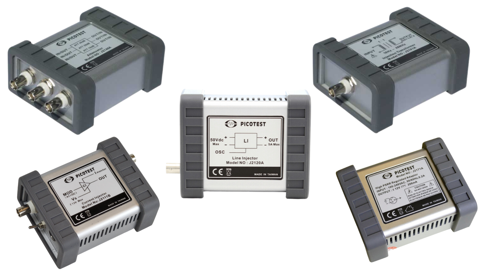 Picotest Injector Bundle #3: J2111B Current Injector, J2101A Injection Transformer 10Hz -