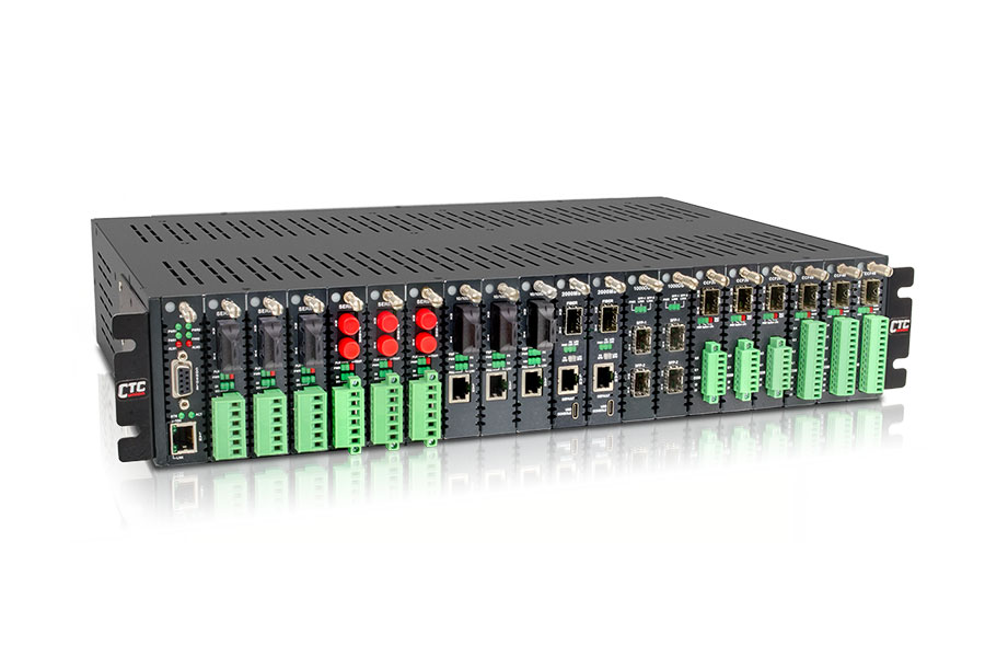 CTC Union 4 Channel Contact Closure fiber converter