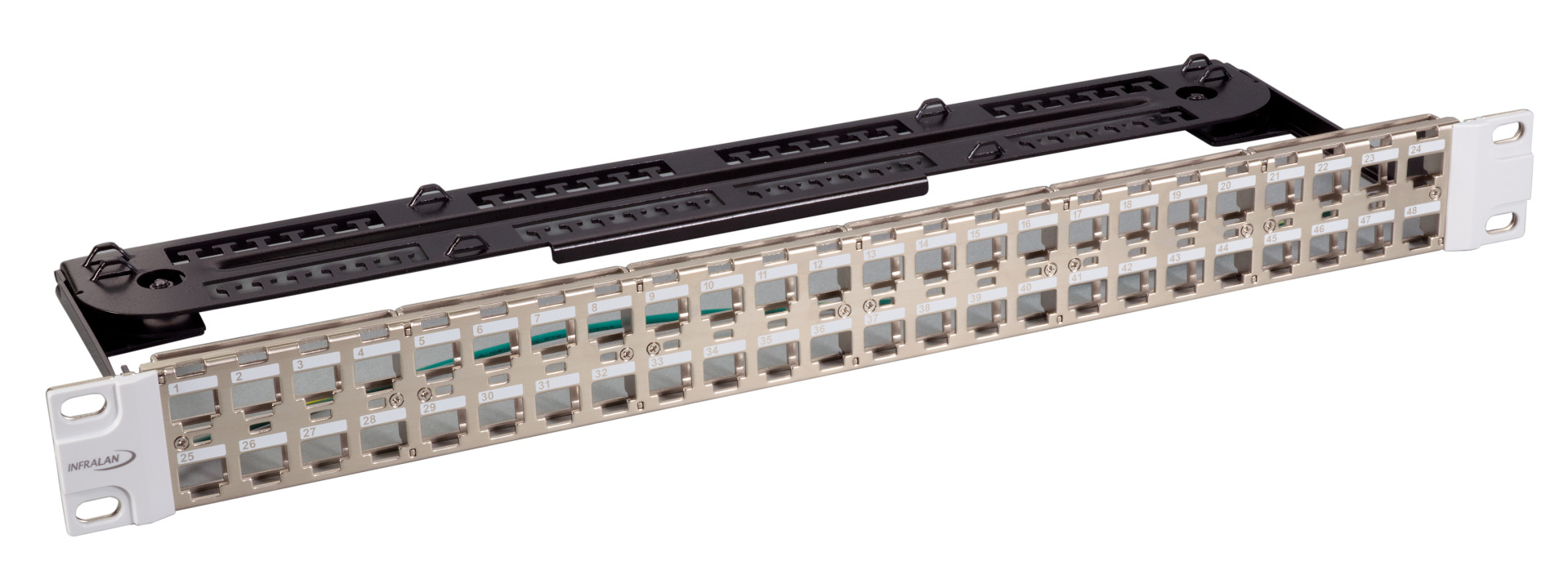 Excel Networking INFRALAN® Distribution Panel19" 48p 1U for slimline module