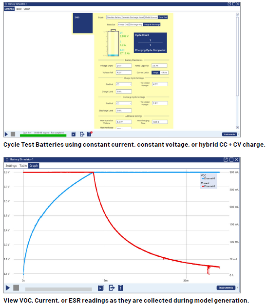 Tektronix License, KickStart Battery Simulator Application Canned Software, Electronically