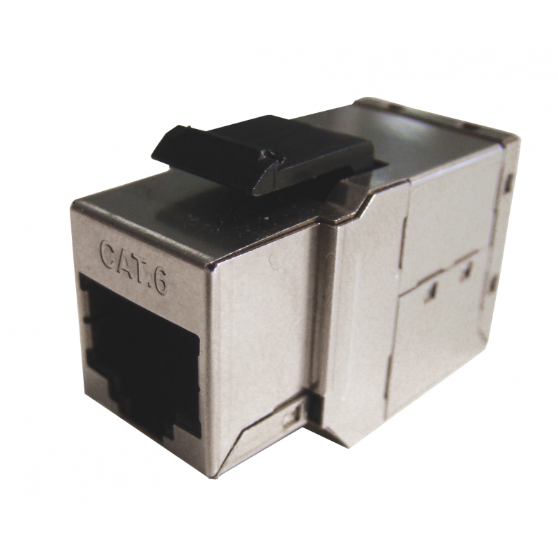 BCC Solutions RJ45/RJ45 In-Line Coupler Cat6 suojattu Keystone aukkoon