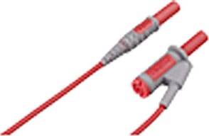HIOKI Patch cord, 0.5m Red for PW3390, PW6001
