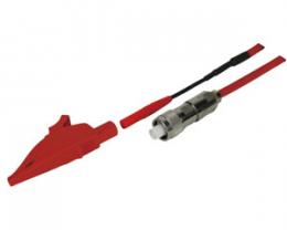 HIOKI Clip type lead, red, 1m for SM7110