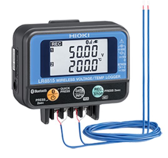 HIOKI Wireless Voltage/Temp Logger, 2 ch Voltage 