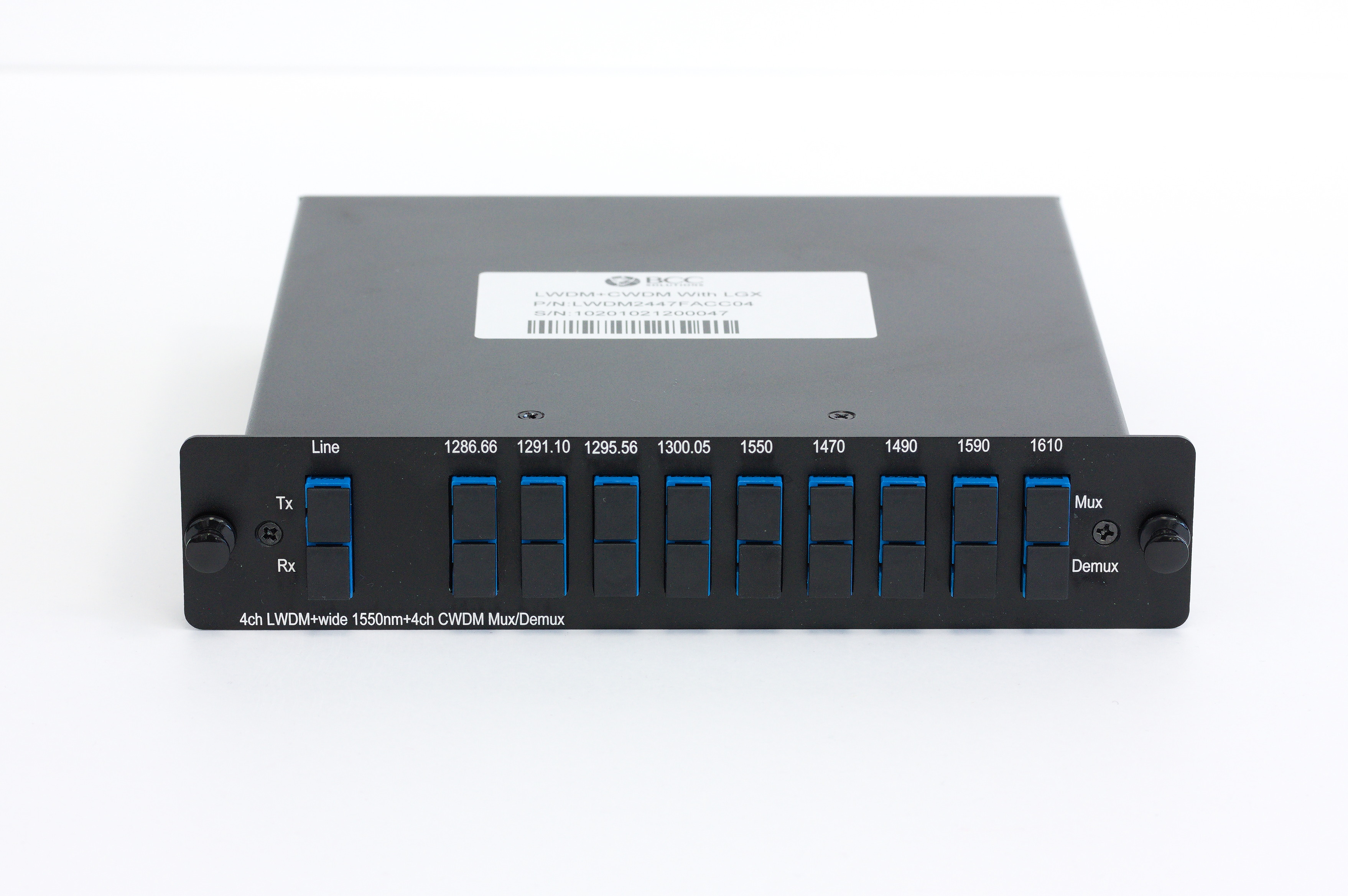 BCC Solutions 4ch LWDM+4ch CWDM Mux/DeMux+ Wide 1550nm