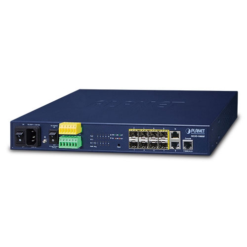 PLANET 8-Port 100/1000X SFP + 2-Port 10/100/1000T Managed Metro Ethernet Switch