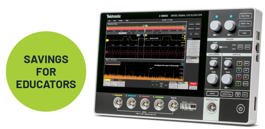 Tektronix MSO24, Mixed Signal Oscilloscope Educational