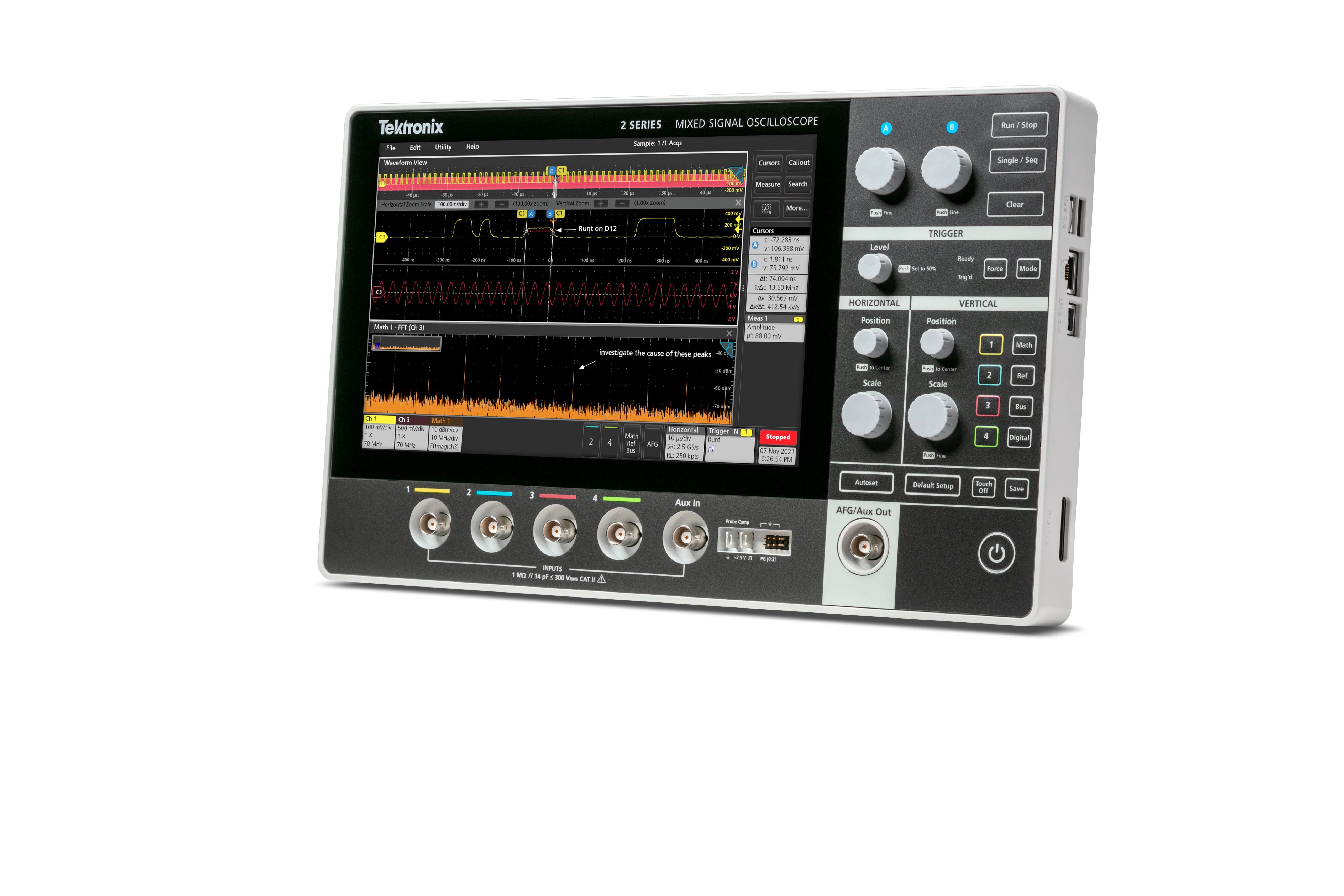 Tektronix MSO24, Mixed Signal Oscilloscope