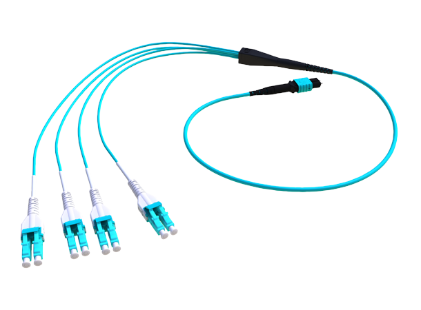 BCC Solutions MTP(F) - LC OM3 50/125um Fanout 8-core, 0.5m
