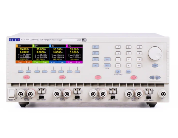 Aim-TTi 4 output multi range SELV 420W combinedoutput, USB/RS232/LAN(LXI) option GPIB