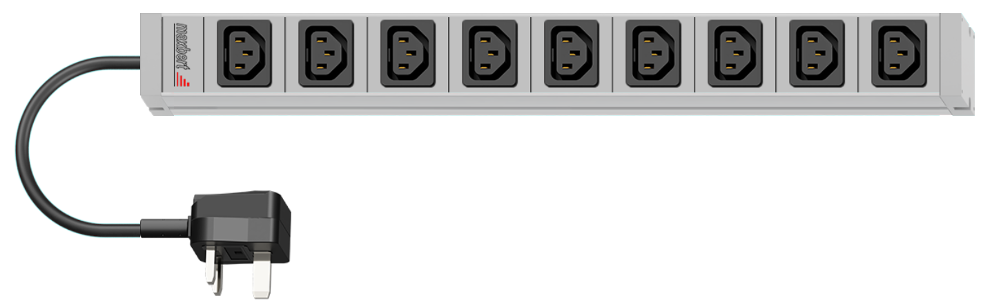 BCC Solutions PDU 9x IEC C13 - 3m cord BS1363