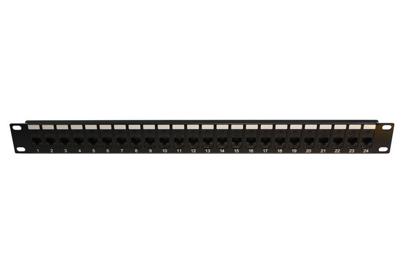 BCC Solutions 19" 24P paneeli RJ45-RJ45 jatkopaloin