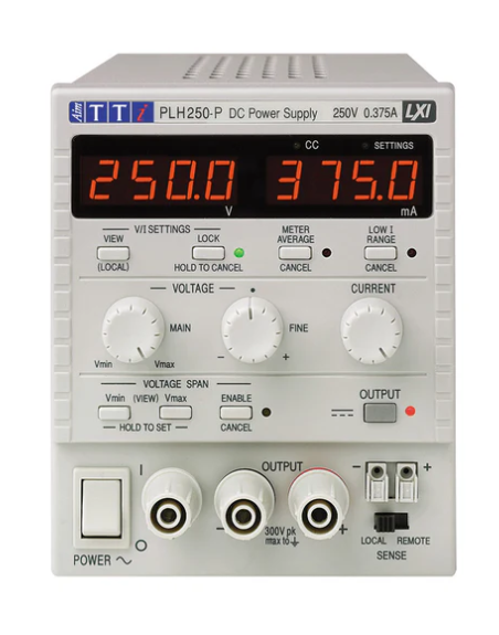 Aim-TTi Single 0-250V/0-0.375A USB/RS232/LAN/ISOL Analog