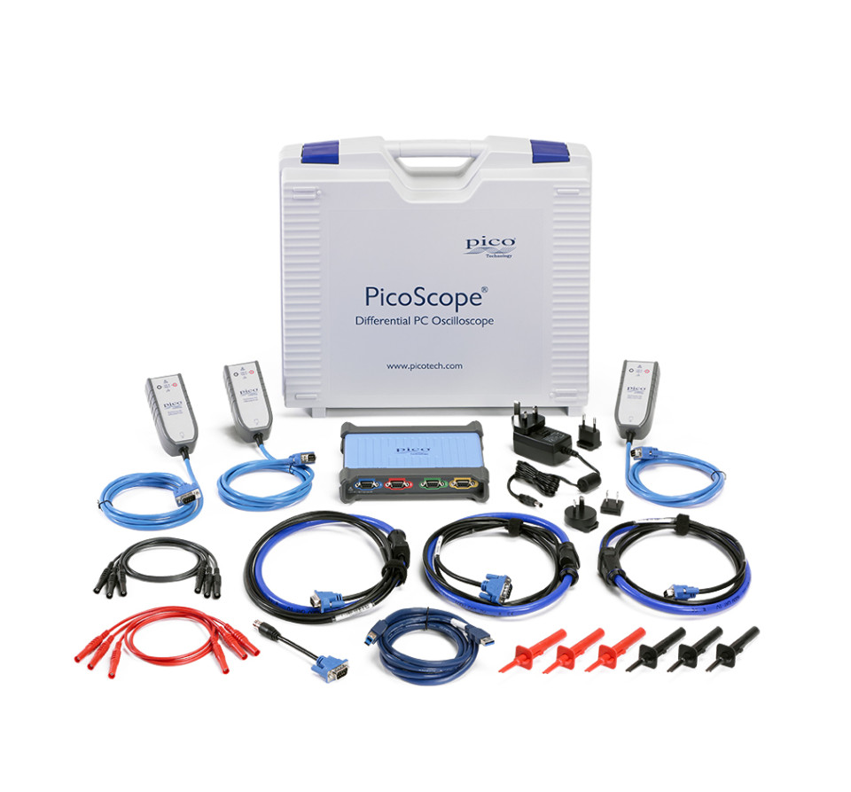 PICO Technology PicoScope 4444 1000 V CAT III  mains current & voltage m.kit
