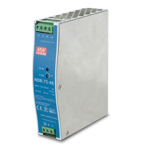 PLANET Mean Well 48V, 75W Din-Rail Power Supply