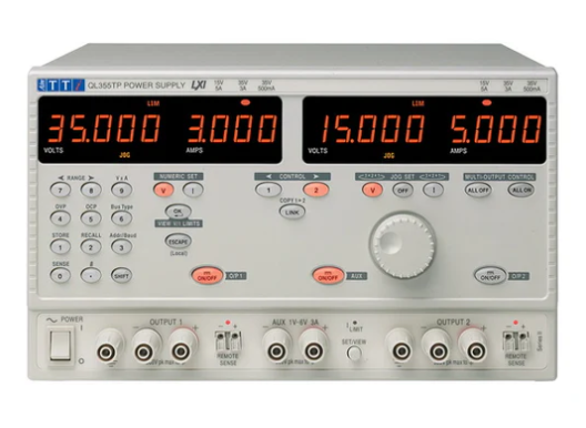 Aim-TTi Dual 0-35V/0-5A * plus 1-6V/3A LXI/USB/RS232