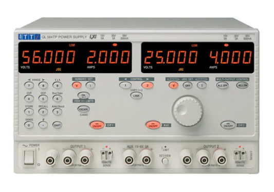 Aim-TTi Dual 0-56V/0-4A * plus 1-6V/3A LXI/USB/RS232