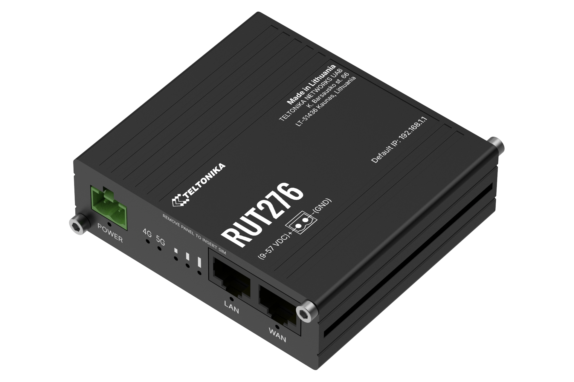Teltonika 5G RedCap Dual-Sim, RS-232 Low latency Industrial router