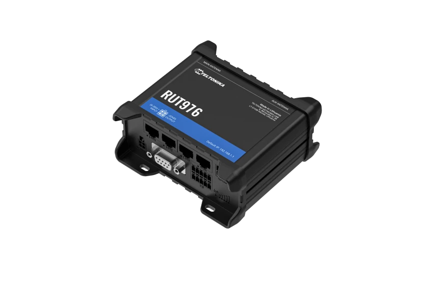 Teltonika RUT976 5G RedCap Industrial router, Low latency, I/O,  