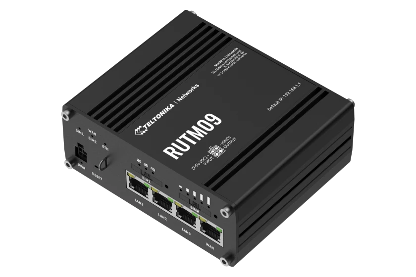 Teltonika Industrial 4G LTE Router CAT6, GNSS, Dual-SIM