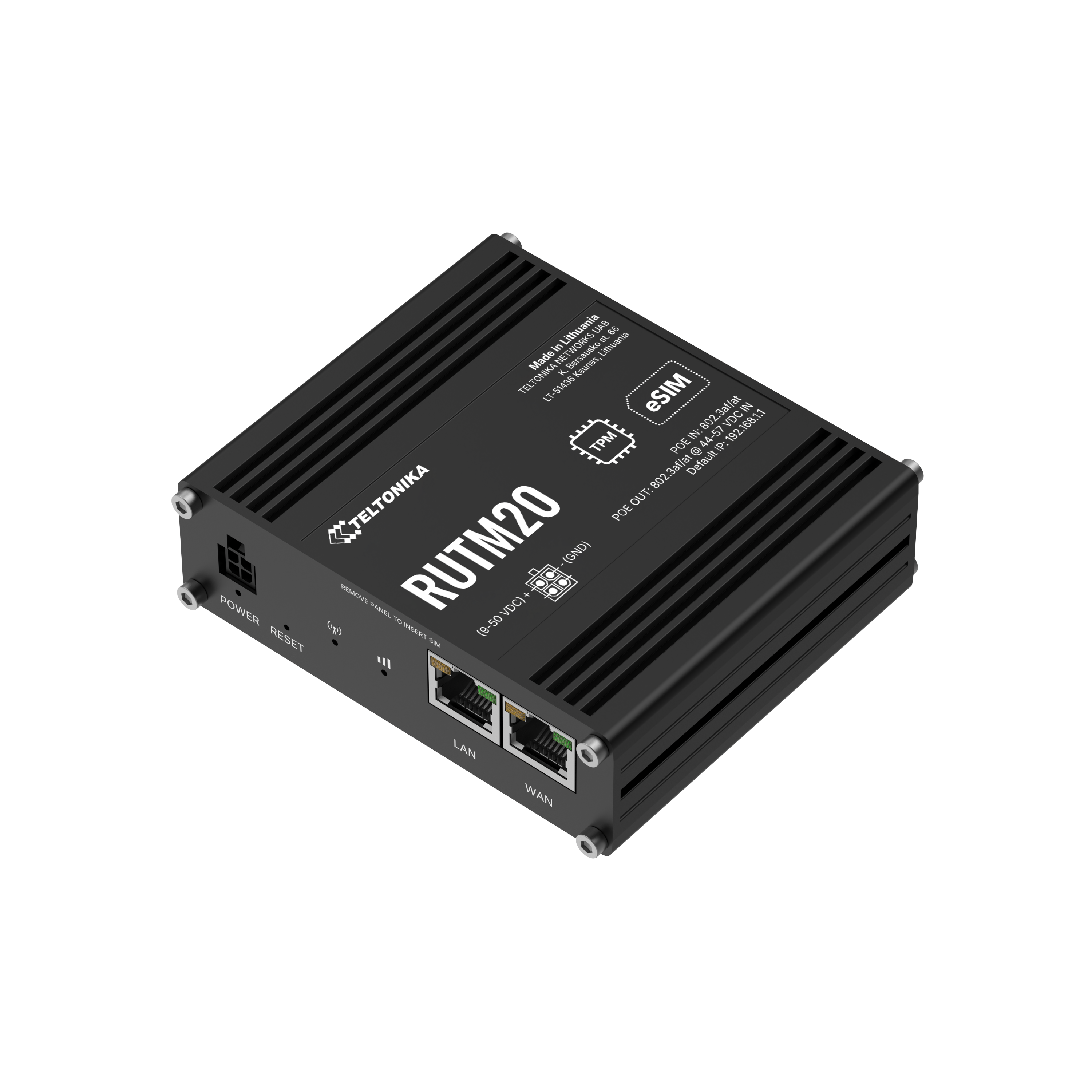 Teltonika Compact global 5G routerDual-Sim,e-sim, Active PoE
