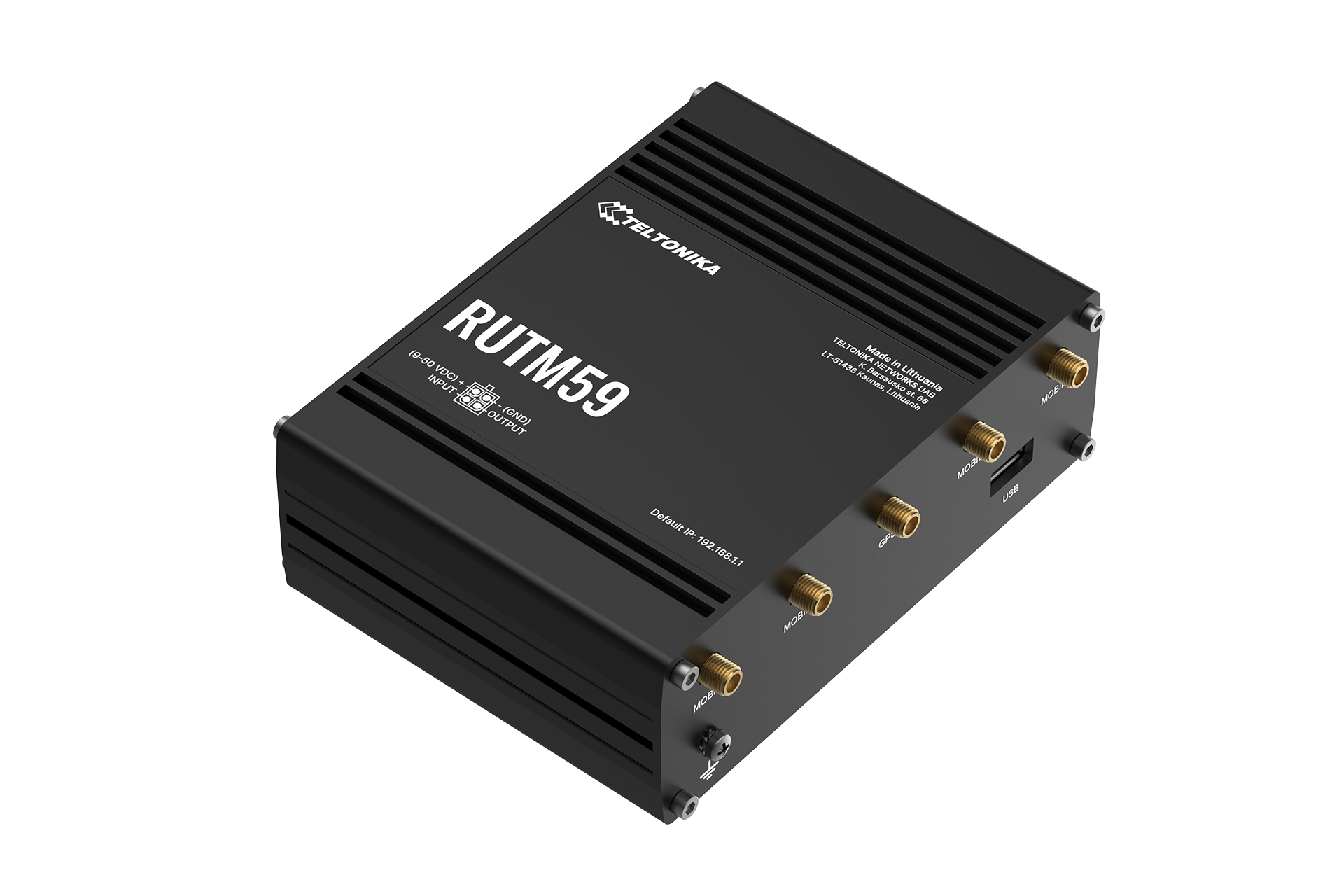 Teltonika RUTM59 5G LTE(CAT19) router Dual Sim, 5x 1Gbit RJ45 ports