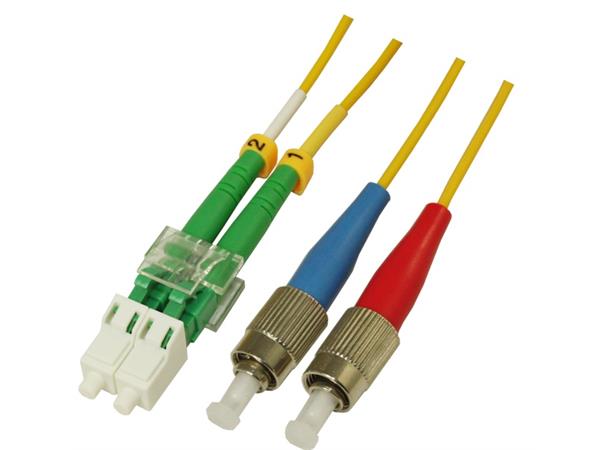 BCC Solutions LC/APC-FC/UPC SM 9/125um Duplex 3m