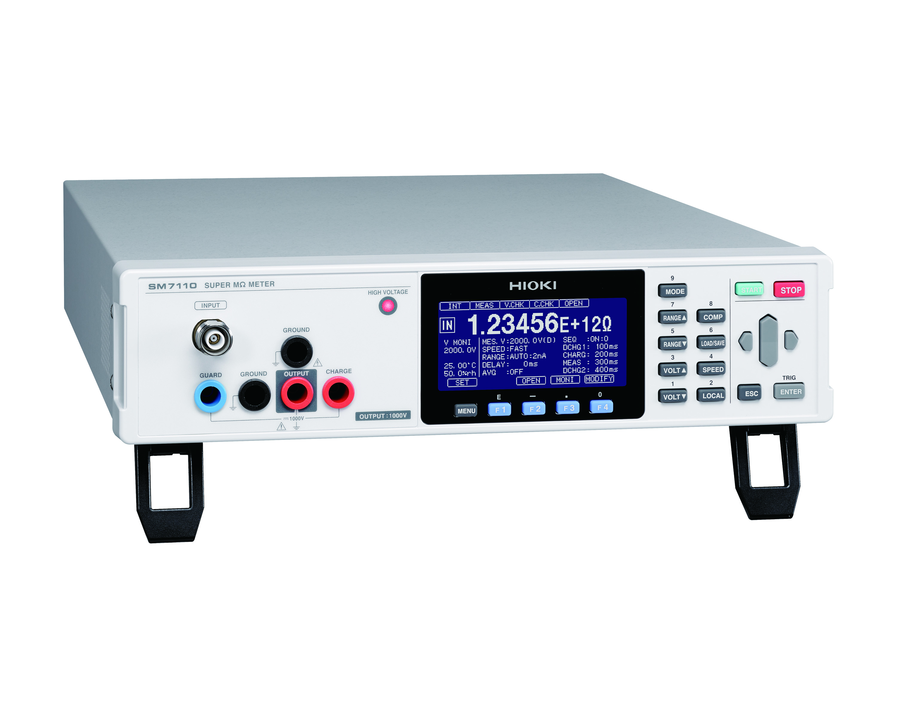HIOKI Super MegOhm Meter 1ch, max. 1000 V output