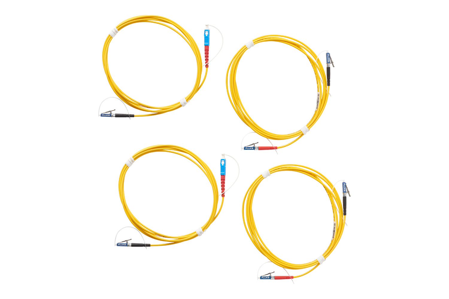 Fluke Networks SINGLEMODE TRC KIT 2M(2 SC/LC, 2 LC/LC), Metal