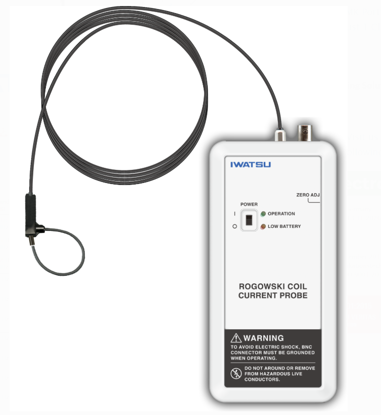 PMK Iwatsu Rogowski Current Probe, Peak current 30A, 110Hz - 30MHz, -40°C to 125°C, 