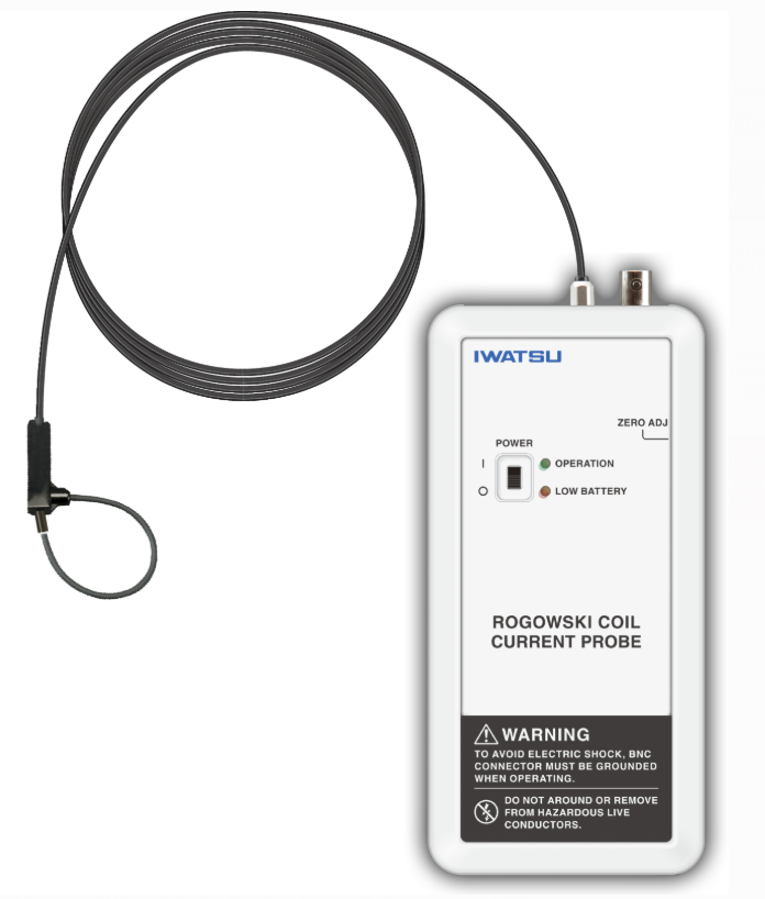 PMK Iwatsu Rogowski Current Probe, Peak current 60A, 65Hz - 30MHz, -40°C to 150°C, 1