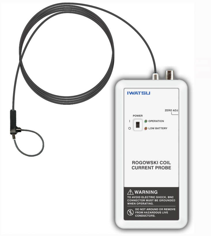 PMK Iwatsu Rogowski Current Probe, Peak current 120A, 32Hz - 30MHz, -40°C to 150°C, 