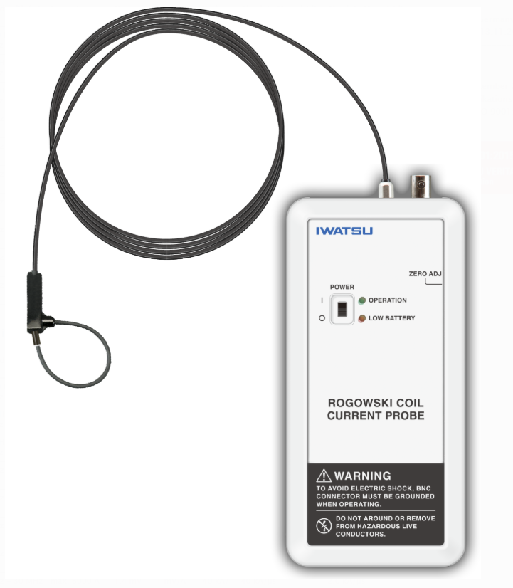 PMK Iwatsu Rogowski Current Probe, Peak current 120A, 32Hz - 30MHz, -40°C to 125°C, 