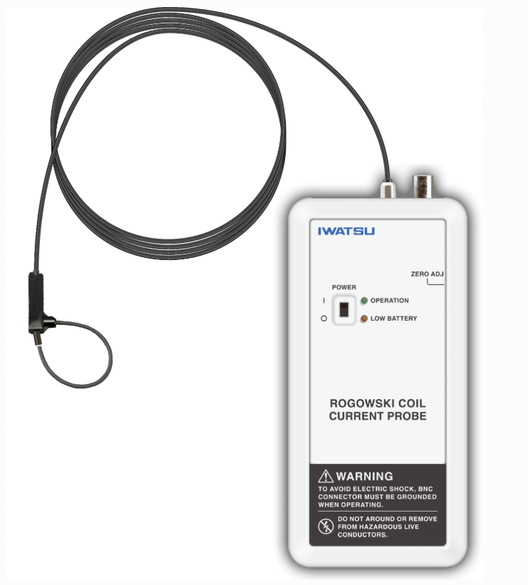 PMK Iwatsu Rogowski Current Probe, Peak current 300A, 9Hz - 30MHz, -40°C to 150°C, 1