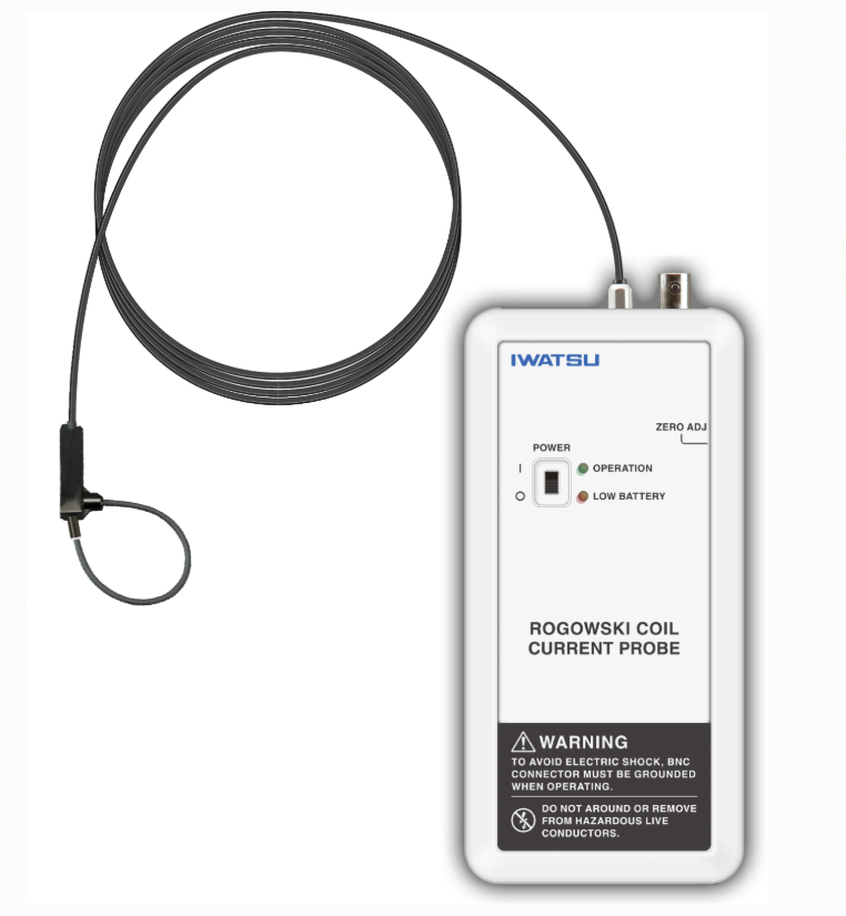 PMK Iwatsu Rogowski Current Probe, Peak current 300A, 9Hz - 30MHz, -40°C to 125°C, 1